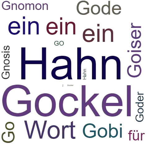 Ein anderes Wort für Gockelhahn - Synonym Gockelhahn