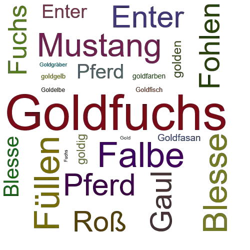 Ein anderes Wort für Goldfuchs - Synonym Goldfuchs