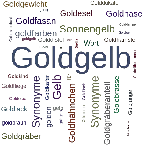 Ein anderes Wort für Goldgelb - Synonym Goldgelb