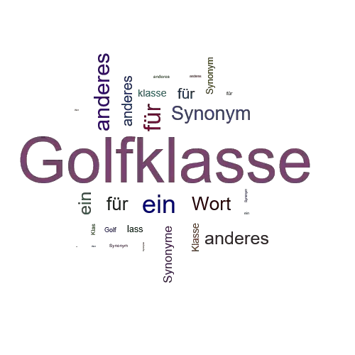 Ein anderes Wort für Golfklasse - Synonym Golfklasse