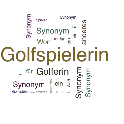 Ein anderes Wort für Golfspielerin - Synonym Golfspielerin