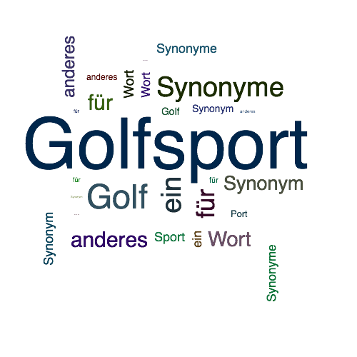 Ein anderes Wort für Golfsport - Synonym Golfsport