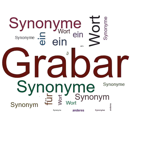 Ein anderes Wort für Grabar - Synonym Grabar