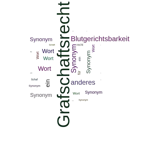 Ein anderes Wort für Grafschaftsrecht - Synonym Grafschaftsrecht