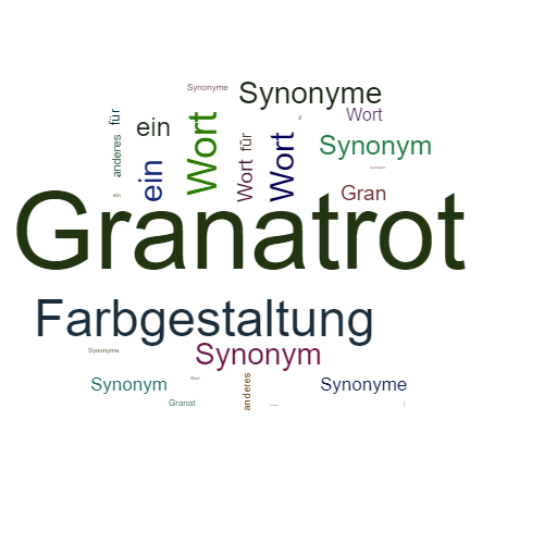 Ein anderes Wort für Granatrot - Synonym Granatrot