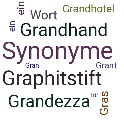 Ein anderes Wort für Granulat - Synonym Granulat