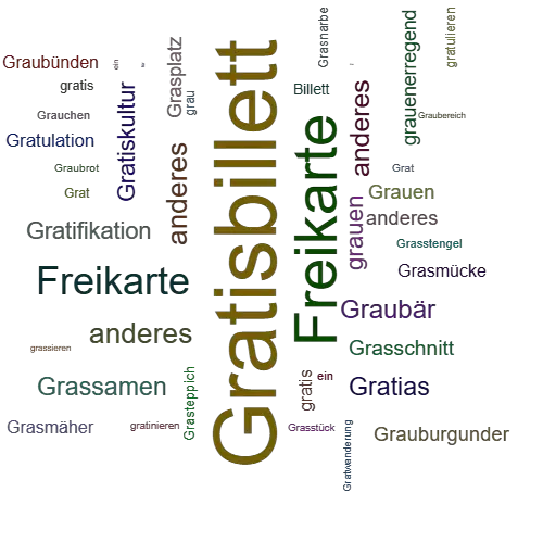 Ein anderes Wort für Gratisbillett - Synonym Gratisbillett