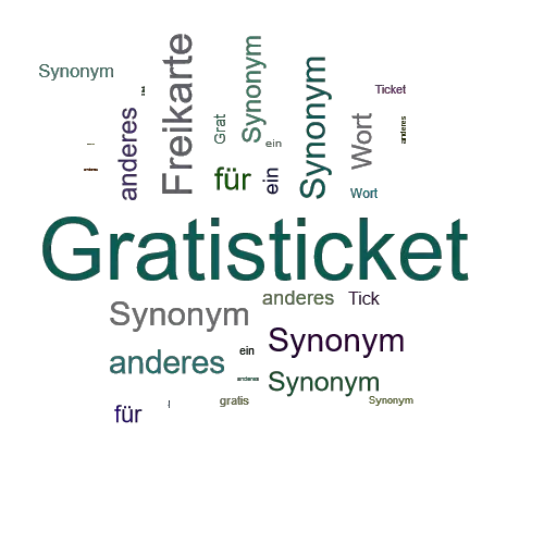 Ein anderes Wort für Gratisticket - Synonym Gratisticket