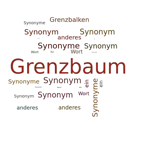Ein anderes Wort für Grenzbaum - Synonym Grenzbaum