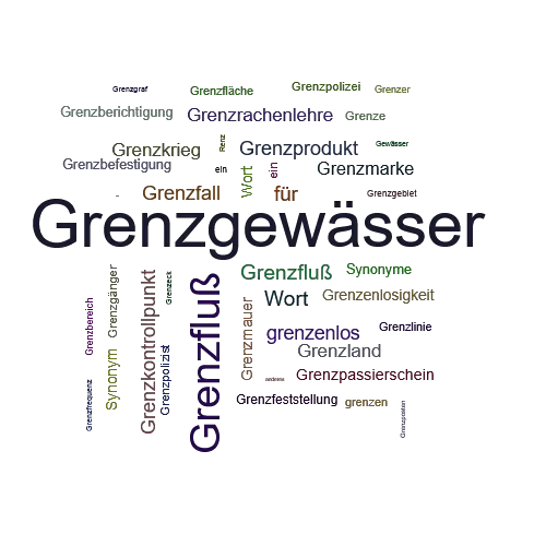 Ein anderes Wort für Grenzgewässer - Synonym Grenzgewässer