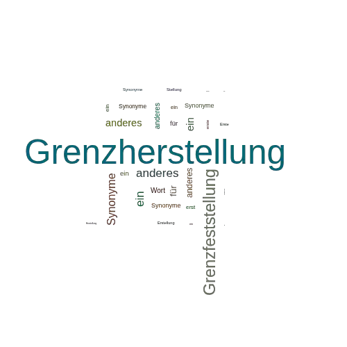Ein anderes Wort für Grenzherstellung - Synonym Grenzherstellung