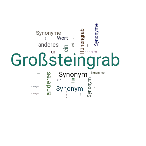 Ein anderes Wort für Großsteingrab - Synonym Großsteingrab