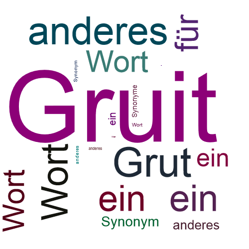 Ein anderes Wort für Gruit - Synonym Gruit