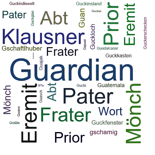 Ein anderes Wort für Guardian - Synonym Guardian