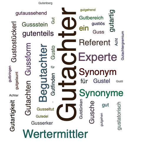 Ein anderes Wort für Gutachter - Synonym Gutachter