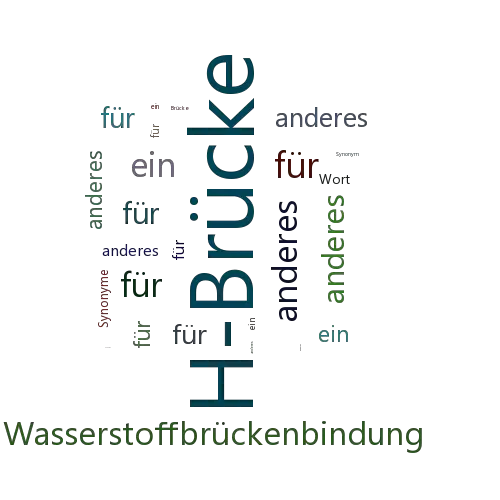 Ein anderes Wort für H-Brücke - Synonym H-Brücke