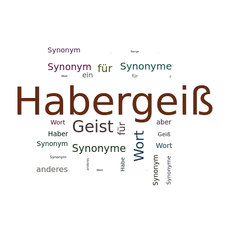 Ein anderes Wort für Habergeiß - Synonym Habergeiß