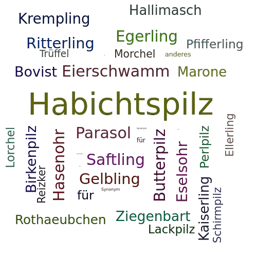 Ein anderes Wort für Habichtspilz - Synonym Habichtspilz