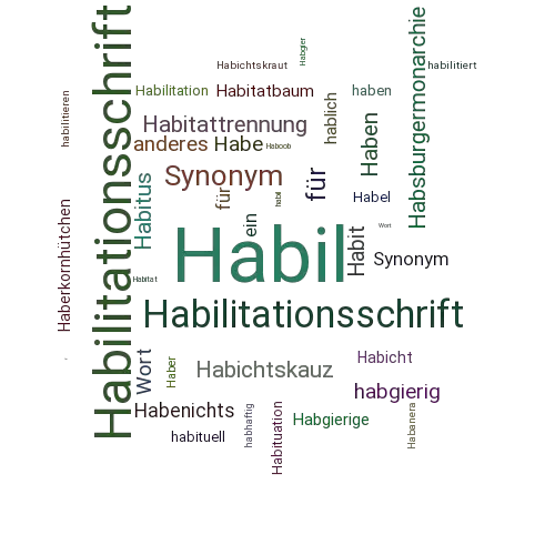 Ein anderes Wort für Habil - Synonym Habil