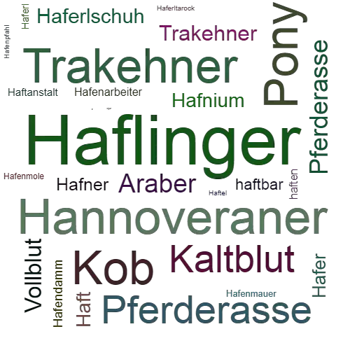 Ein anderes Wort für Haflinger - Synonym Haflinger