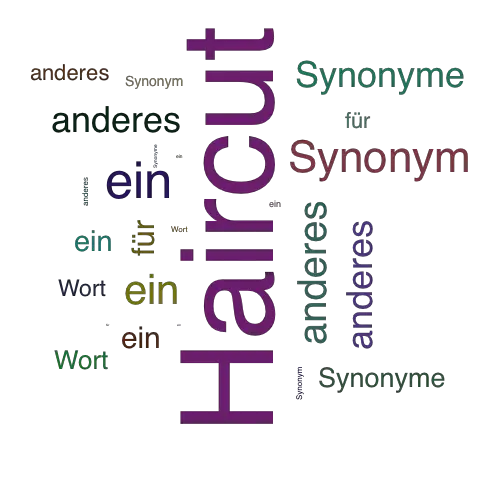 Ein anderes Wort für Haircut - Synonym Haircut