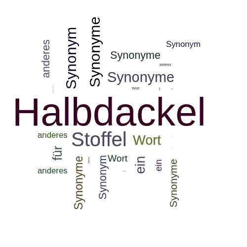 Ein anderes Wort für Halbdackel - Synonym Halbdackel