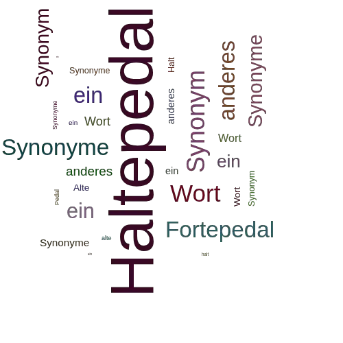 Ein anderes Wort für Haltepedal - Synonym Haltepedal
