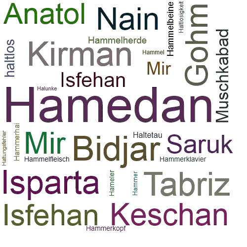 Ein anderes Wort für Hamedan - Synonym Hamedan