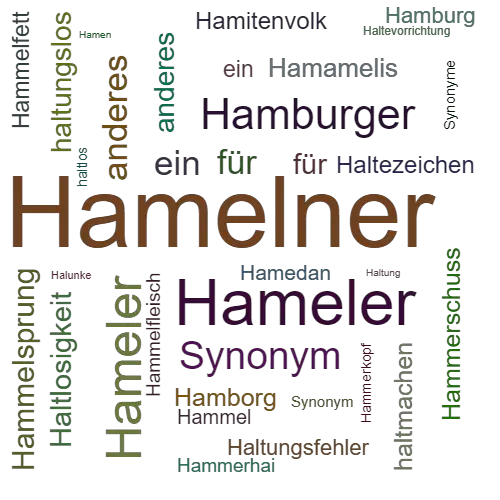 Ein anderes Wort für Hamelner - Synonym Hamelner