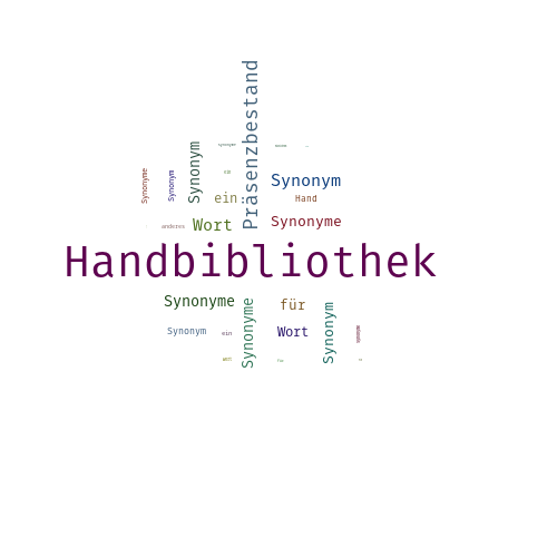 Ein anderes Wort für Handbibliothek - Synonym Handbibliothek