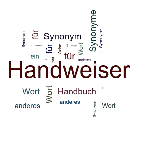 Ein anderes Wort für Handweiser - Synonym Handweiser