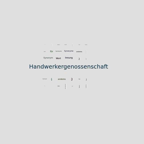 Ein anderes Wort für Handwerkergenossenschaft - Synonym Handwerkergenossenschaft