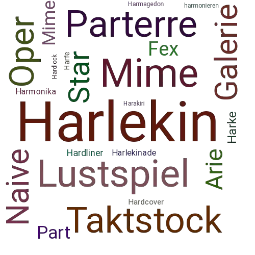 Ein anderes Wort für Harlekin - Synonym Harlekin