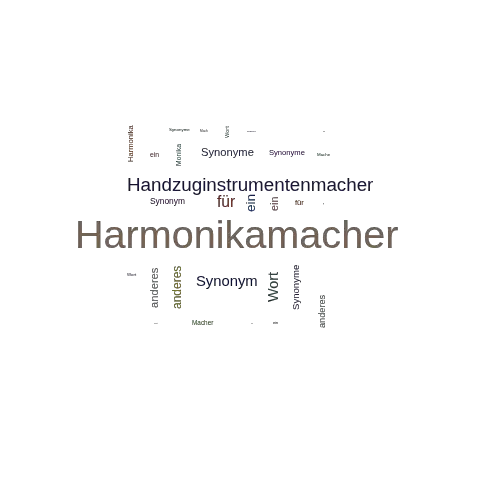 Ein anderes Wort für Harmonikamacher - Synonym Harmonikamacher