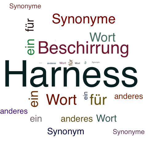 Ein anderes Wort für Harness - Synonym Harness