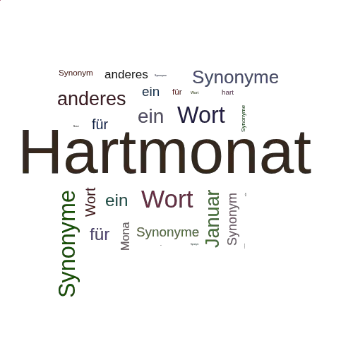 Ein anderes Wort für Hartmonat - Synonym Hartmonat