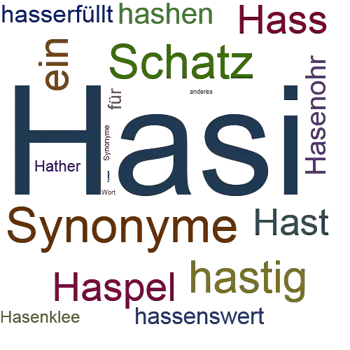 Ein anderes Wort für Hasi - Synonym Hasi