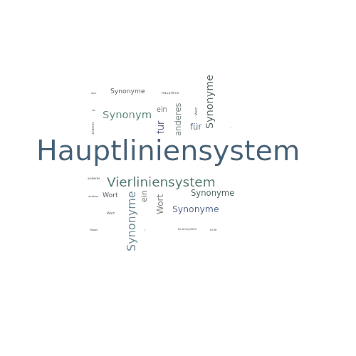 Ein anderes Wort für Hauptliniensystem - Synonym Hauptliniensystem