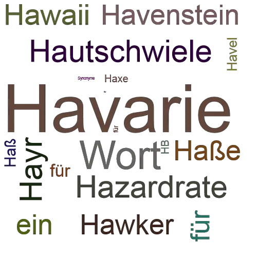 Ein anderes Wort für Haverei - Synonym Haverei