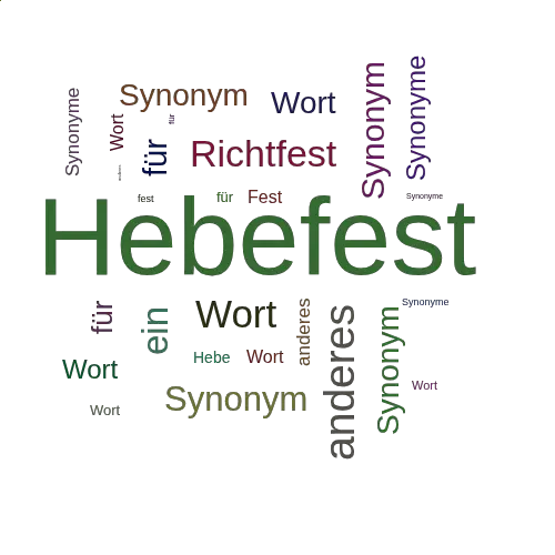 Ein anderes Wort für Hebefest - Synonym Hebefest