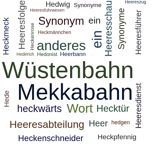 Ein anderes Wort für Hedschasbahn - Synonym Hedschasbahn