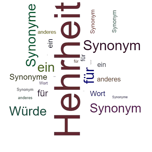 Ein anderes Wort für Hehrheit - Synonym Hehrheit