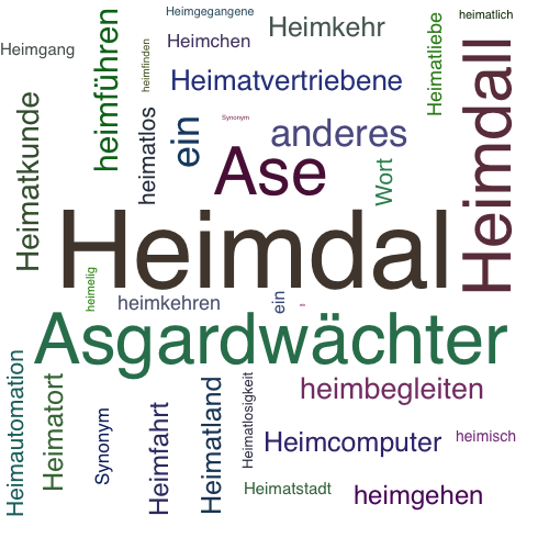 Ein anderes Wort für Heimdal - Synonym Heimdal
