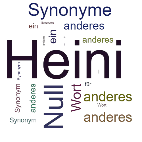 Ein anderes Wort für Heini - Synonym Heini