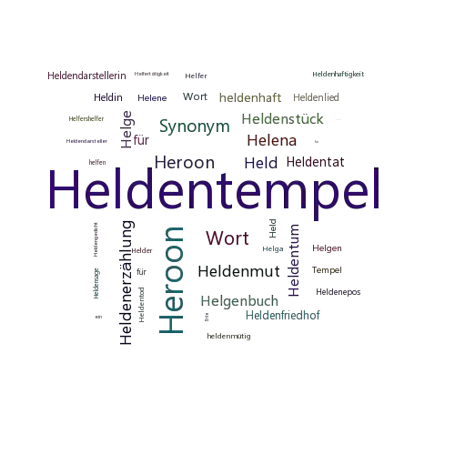 Ein anderes Wort für Heldentempel - Synonym Heldentempel