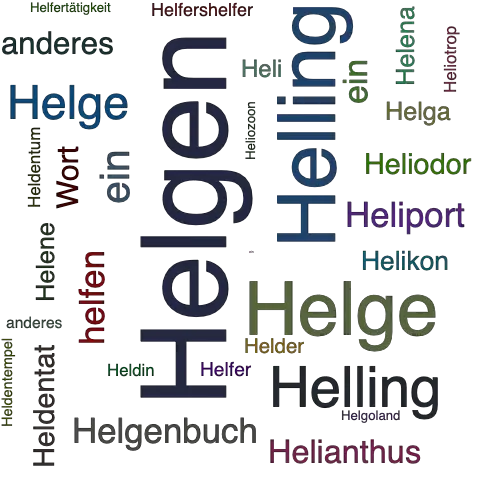 Ein anderes Wort für Helgen - Synonym Helgen