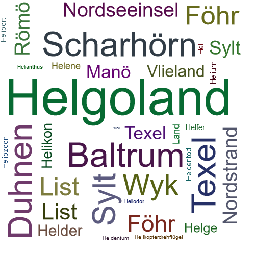 Ein anderes Wort für Helgoland - Synonym Helgoland