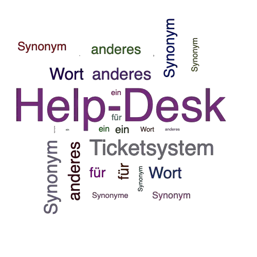 HELPDESK SynonymLexikothek • ein anderes Wort für HelpDesk