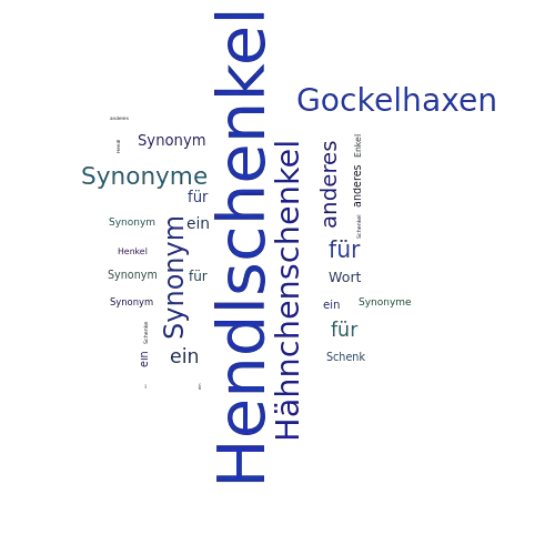 Ein anderes Wort für Hendlschenkel - Synonym Hendlschenkel