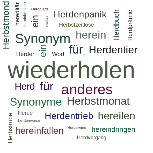 Ein anderes Wort für Herdnern - Synonym Herdnern